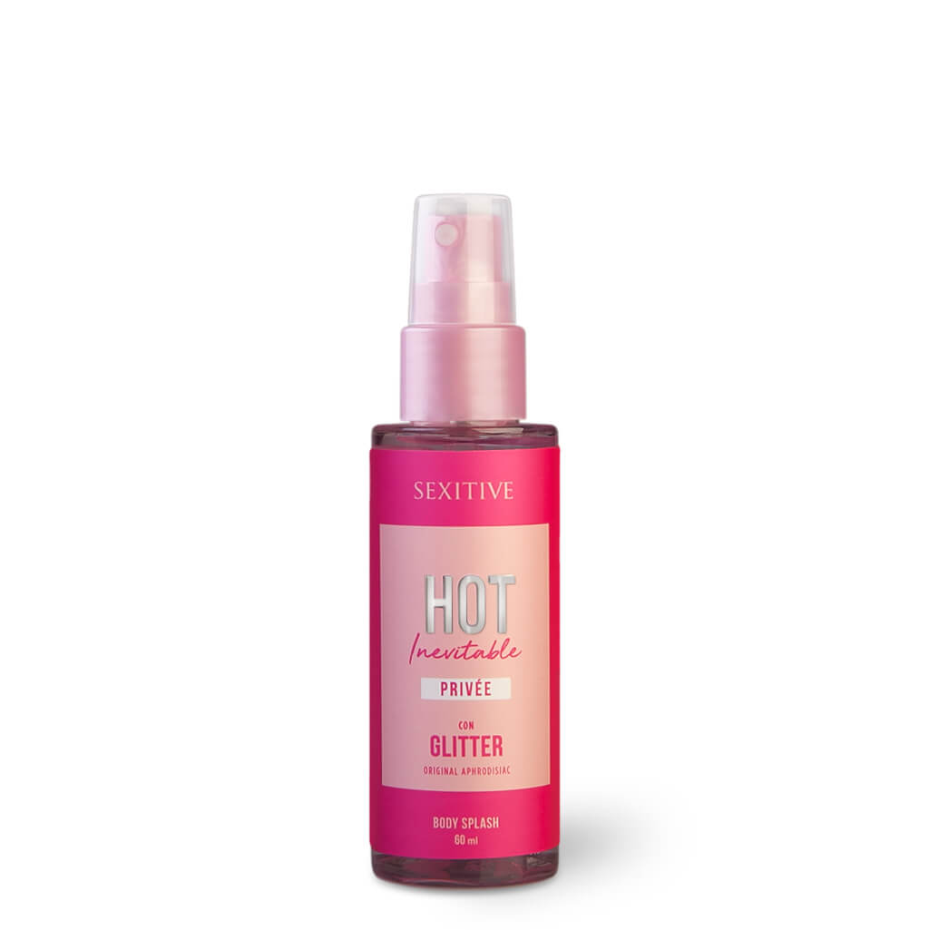 Body Splash Hot Inevitable Privée con glitter – 60ml