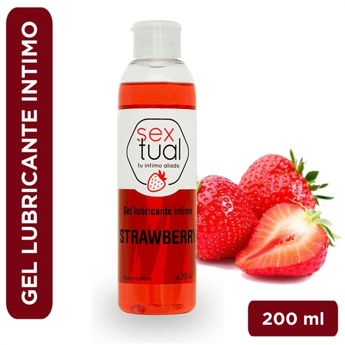 GEL Lubricante Sextual 200 Ml  FRUTILLA