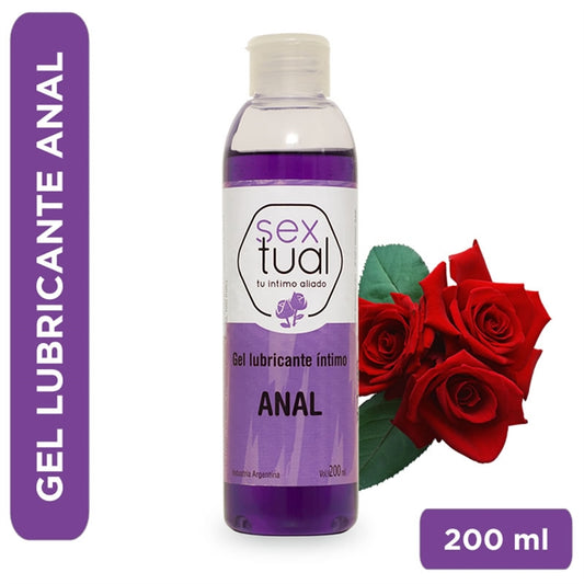 GEL Lubricante Sextual 200 Ml   (ANAL) AROMA A ROSAS