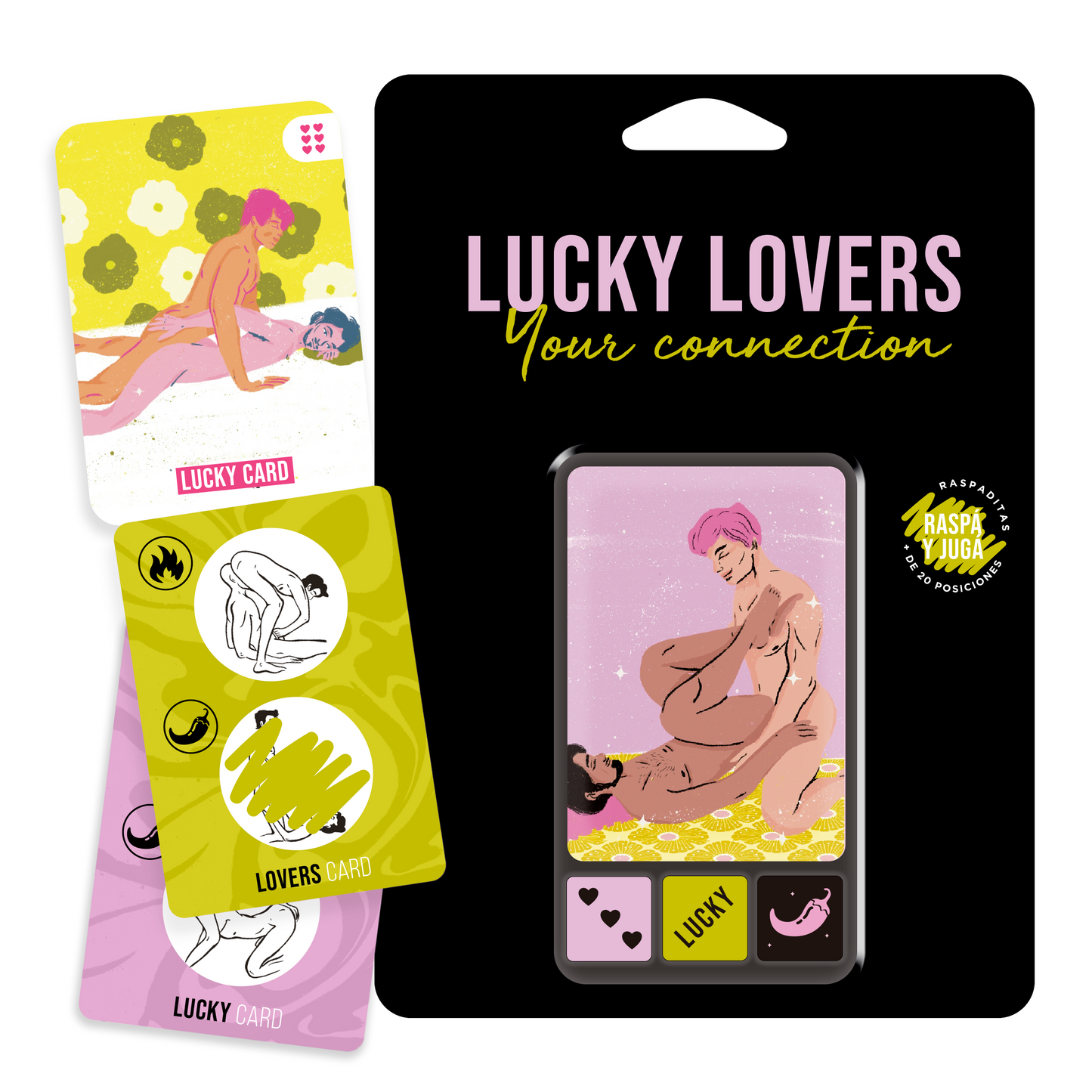 juego Lucky lovers, YOUR CONNECTION – Raspá & jugá