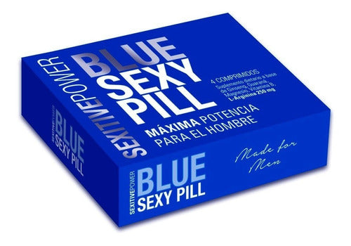 Energizante Blue  Vigorizante L-arginina   Sexy Pill Hombres Sexitive pastillas