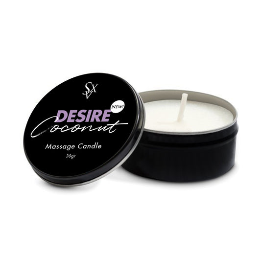 VELA PARA MASAJES desire coconut 15grs sexitive